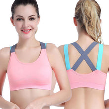 Load image into Gallery viewer, Lovely Push Up Sports Bra - GoHappyShopin