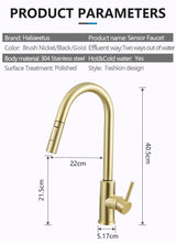 Load image into Gallery viewer, Smart Kitchen Faucets Sensor With Pull-Out Hot and Cold Water Switch Mixer Tap - GoHappyShopin