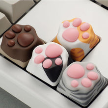 Load image into Gallery viewer, Cute Kitty Paw Artisan Cat Paws Pad Keyboard KeyCaps for Cherry MX Switches - GoHappyShopin