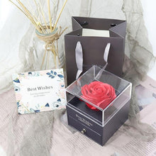 Load image into Gallery viewer, Valentine's Day Gift ROSE SPACE Jewelry with Artificial Flower - GoHappyShopin
