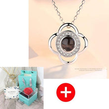 Load image into Gallery viewer, Valentine's Day Gift ROSE SPACE Jewelry with Artificial Flower - GoHappyShopin