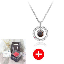 Load image into Gallery viewer, Valentine's Day Gift ROSE SPACE Jewelry with Artificial Flower - GoHappyShopin