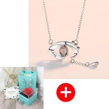 Load image into Gallery viewer, Valentine's Day Gift ROSE SPACE Jewelry with Artificial Flower - GoHappyShopin