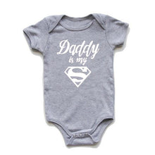 Load image into Gallery viewer, Newborn Cute Baby Boys Girls Clothes Daddy Is My Hero Sleepwear - GoHappyShopin