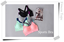 Load image into Gallery viewer, Lovely Push Up Sports Bra - GoHappyShopin