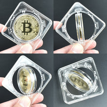 Load image into Gallery viewer, Gold Plated Bitcoin Cryptocurrency Collections - GoHappyShopin