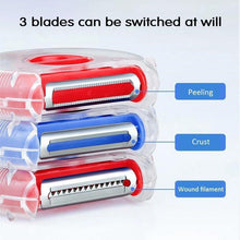 Load image into Gallery viewer, Rotatable 3 In 1 Shredder for Vegetable Fruit - GoHappyShopin