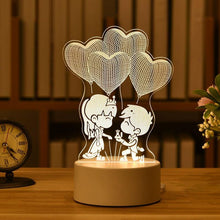 Load image into Gallery viewer, Valentine's Day Gift Love 3D Lamp LED Night Light - GoHappyShopin
