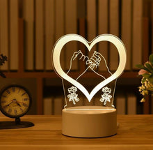 Load image into Gallery viewer, Valentine's Day Gift Love 3D Lamp LED Night Light - GoHappyShopin