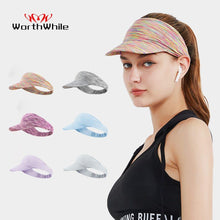 Load image into Gallery viewer, Elastic Sweatband Sports Gym Headband Hat - GoHappyShopin