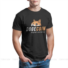 Load image into Gallery viewer, Men’s Fashion Dogecoin Cryptocurrency T-Shirt - GoHappyShopin