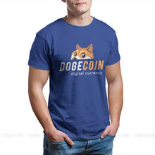Load image into Gallery viewer, Men’s Fashion Dogecoin Cryptocurrency T-Shirt - GoHappyShopin