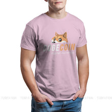 Load image into Gallery viewer, Men’s Fashion Dogecoin Cryptocurrency T-Shirt - GoHappyShopin