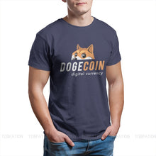 Load image into Gallery viewer, Men’s Fashion Dogecoin Cryptocurrency T-Shirt - GoHappyShopin