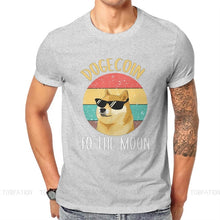 Load image into Gallery viewer, Men’s Fashion Dogecoin Cryptocurrency To The Moon T-Shirt - GoHappyShopin
