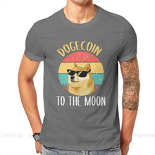 Load image into Gallery viewer, Men’s Fashion Dogecoin Cryptocurrency To The Moon T-Shirt - GoHappyShopin