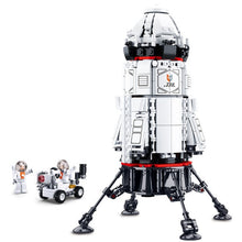 Load image into Gallery viewer, Satellite Rocket Astronaut Figure Building Bricks Space Launch Center Kids Toys Gifts - GoHappyShopin