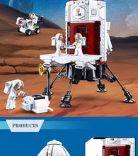 Load image into Gallery viewer, Satellite Rocket Astronaut Figure Building Bricks Space Launch Center Kids Toys Gifts - GoHappyShopin