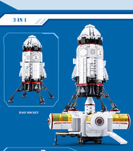 Load image into Gallery viewer, Satellite Rocket Astronaut Figure Building Bricks Space Launch Center Kids Toys Gifts - GoHappyShopin