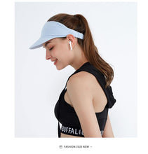 Load image into Gallery viewer, Elastic Sweatband Sports Gym Headband Hat - GoHappyShopin