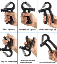 Load image into Gallery viewer, Adjustable Hand Grip 5-60KG - GoHappyShopin