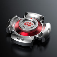 Load image into Gallery viewer, Luminous Circular Hand Spinners Red Alloy Metal Fidget Gyro Spinners - GoHappyShopin