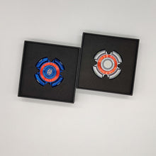 Load image into Gallery viewer, Luminous Circular Hand Spinners Red Alloy Metal Fidget Gyro Spinners - GoHappyShopin