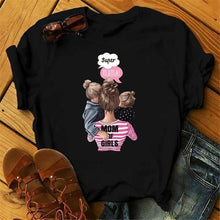 Load image into Gallery viewer, Cute Women Cartoon Mom T Shirts - GoHappyShopin