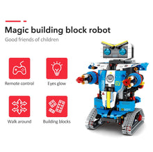 Load image into Gallery viewer, Remote Control Robot Transformation Racing Car Building Blocks Creators Toys For Children - GoHappyShopin