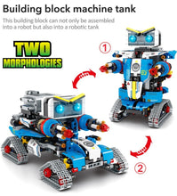 Load image into Gallery viewer, Remote Control Robot Transformation Racing Car Building Blocks Creators Toys For Children - GoHappyShopin