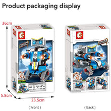 Load image into Gallery viewer, Remote Control Robot Transformation Racing Car Building Blocks Creators Toys For Children - GoHappyShopin