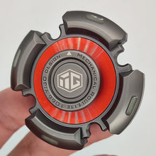Load image into Gallery viewer, Luminous Circular Hand Spinners Red Alloy Metal Fidget Gyro Spinners - GoHappyShopin
