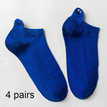 Load image into Gallery viewer, 4 Pairs Women Fashion Cute Heart Sock - GoHappyShopin
