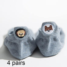 Load image into Gallery viewer, 4 Pairs Women Fashion Cute Heart Sock - GoHappyShopin