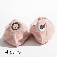 Load image into Gallery viewer, 4 Pairs Women Fashion Cute Heart Sock - GoHappyShopin