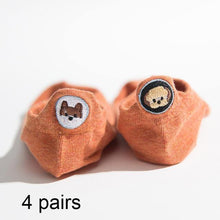 Load image into Gallery viewer, 4 Pairs Women Fashion Cute Heart Sock - GoHappyShopin