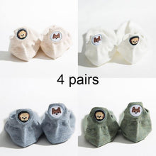 Load image into Gallery viewer, 4 Pairs Women Fashion Cute Heart Sock - GoHappyShopin