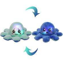 Load image into Gallery viewer, New LED Light Mood Octopus or Reversible Octopus Plush or Emotion octopus - GoHappyShopin