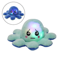 Load image into Gallery viewer, New LED Light Mood Octopus or Reversible Octopus Plush or Emotion octopus - GoHappyShopin