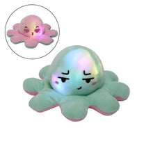 Load image into Gallery viewer, New LED Light Mood Octopus or Reversible Octopus Plush or Emotion octopus - GoHappyShopin