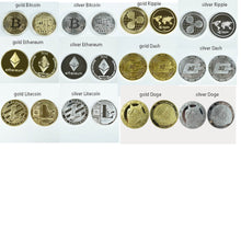 Load image into Gallery viewer, Gold Plated Bitcoin Cryptocurrency Collections - GoHappyShopin