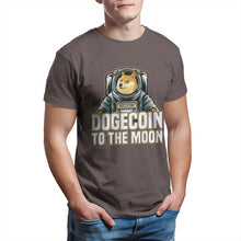Load image into Gallery viewer, Men’s Fashion Dogecoin To The Moon T-Shirt - GoHappyShopin