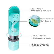 Load image into Gallery viewer, New Multifunctional Portable Pet Dog Water Bottle for Travel - GoHappyShopin