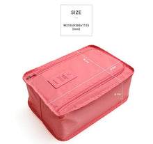 Load image into Gallery viewer, Convenient Waterproof Portable Travel Organiser Tote Shoes Pouch Storage Bag - GoHappyShopin