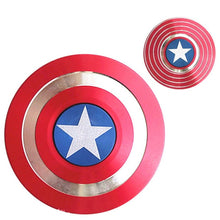 Load image into Gallery viewer, Fidget Spinner Toy Marvels Legends Gyro Shield Round American Captain - GoHappyShopin