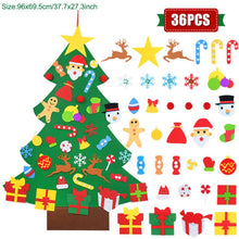 Load image into Gallery viewer, Kids DIY Felt Christmas Tree Christmas Decoration for Home 2021 - GoHappyShopin