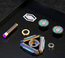 Load image into Gallery viewer, New Cool Anti Stress ADHD Triangle Metal Hand Spinner Mute Bearing - GoHappyShopin
