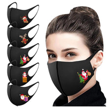 Load image into Gallery viewer, 5 PCS Christmas Gifts Decoration Party Reusable Face Mask 2021 - GoHappyShopin