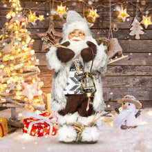 Load image into Gallery viewer, 2021 New Year Christmas Decoration Santa Claus 30cm Doll Children Gift - GoHappyShopin