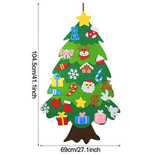 Load image into Gallery viewer, Kids DIY Felt Christmas Tree Christmas Decoration for Home 2021 - GoHappyShopin
